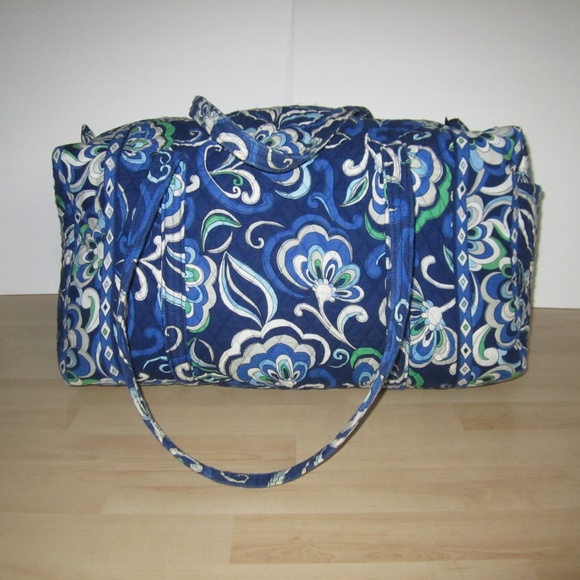 Vera Bradley Handbags - Mediterranean Blue Duffle Bag READ DESCRIPTION